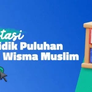 Investasi Mendidik Puluhan Santri Wisma Muslim