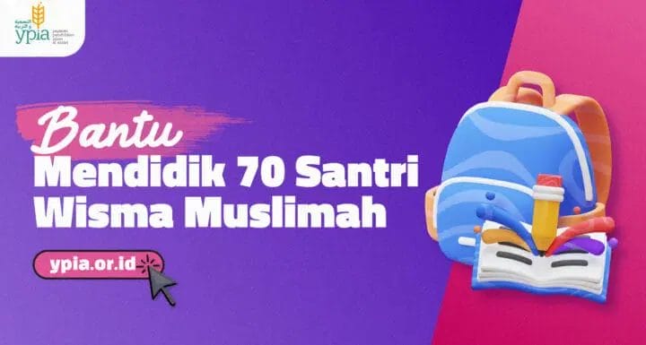 Bantu Mendidik Puluhan Santri Wisma Muslimah